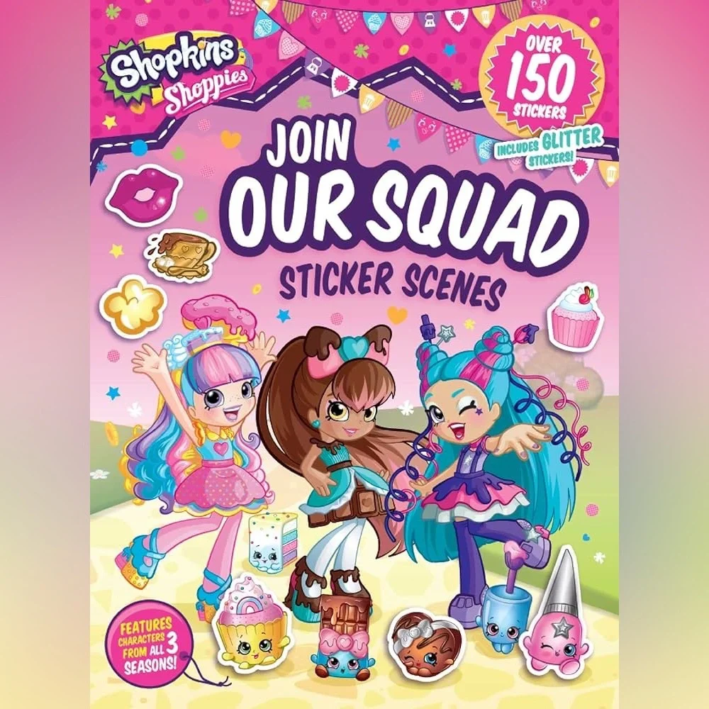 🍭 SHOPKINS SHOPPIES STICKER FUN BOOK 🍭 - Picture 1 of 14